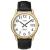 Timex Easy Reader 35mm Watch - Black Leather Strap/Gold Tone Case [T2H291]