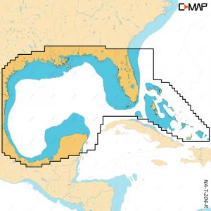 C-MAP REVEAL X - Gulf of Mexico  Bahamas [M-NA-T-204-R-MS]