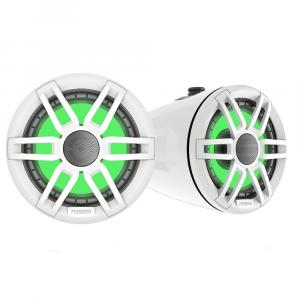 Fusion XS Series - 6.5&quot; Marine Wake Tower Speakers w/RGB - White [010-02583-00]