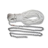 Lewmar Anchor Rode - 5 of 1/4&quot; G4 Chain  100 of 1/2&quot; Rope w/Shackle [69000331]