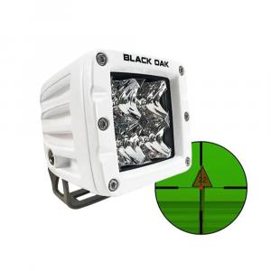 Black Oak Pro Series 3.0 2&quot; 850nm Infrared Marine Pod Light - Flood Optics - White Housing [2MIR-POD850]