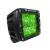 Black Oak 2&quot; Green LED Hog Hunting Pod Light - Flood Optics - Black Housing - Pro Series 3.0 [2G-POD3OS]