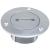 Perko 1&quot; Chrome Unmarked Pipe Deck Plate [0528006CHR]