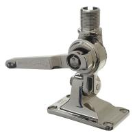 Glomex 4-Way Heavy-Duty Stainless Steel Ratchet Mount [RA116SS]