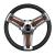 Schmitt Marine Burano Wheel 14&quot; 3/4&quot; Tapered Shaft Burl Polyurethane w/Stainless Spoke Includes Center Cap/Nut [PU105111-04R]