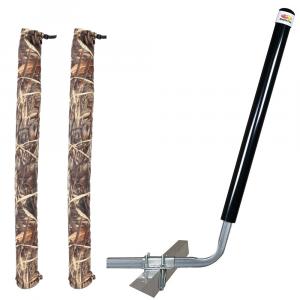 C.E. Smith Angled Post Guide-On - 40&quot; - Black w/FREE Camo Wet Lands 36&quot; Guide-On Cover [27647-902]