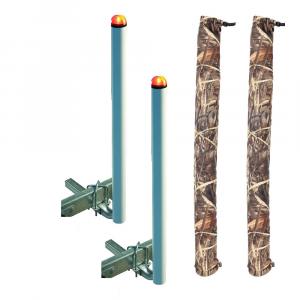 C.E. Smith 60&quot; Post Guide-On w/L.E.D. Posts  FREE Camo Wet Lands Post Guide-On Pads [27760-903]