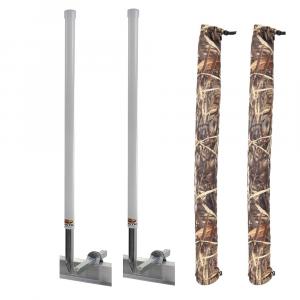 C.E. Smith 60&quot; Post Guide-On w/I-Beam Mounting Kit  FREE Camo Wet Lands Post Guide-On Pads [27648-903]