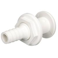 Attwood White Plastic Thru-Hull Fitting - 3/4&quot; Inner Diameter [3873-3]