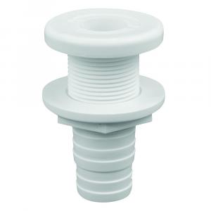 Attwood White Plastic Thru-Hull Fitting - 1-1/8&quot; Inner Diameter [3874-3]