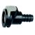 Attwood Universal Sprayless Connector - Hose Female (5/16&quot;-3/8&quot;) [8838HF6]