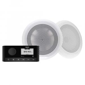 Fusion MS-RA60  6.5&quot; EL Sports Speaker Kit - White Speakers [010-02405-51]