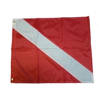 Trident 20" X 24" Nylon Dive flag with grommets