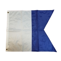 Trident 20" X 24" Nylon Alpha flag with grommets