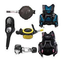 Aqua Lung's "Essential Package": Pro HD BCD, Titan Regulator, ABS Octopus, i300R 2 Gauge