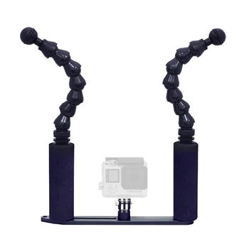 Big Blue Flexible Double-Arm Camera Tray