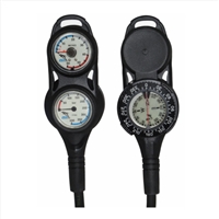 IST Mini Triple Gauge Console PSI Depth with Compass