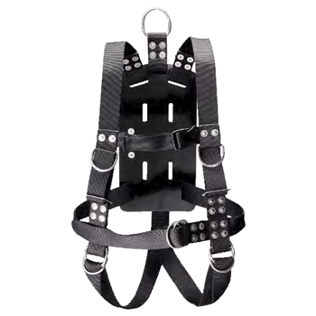 IST Commercial Diving Bell Harness w/ Rubber Back Plate & Crotch Straps ADCI Approved