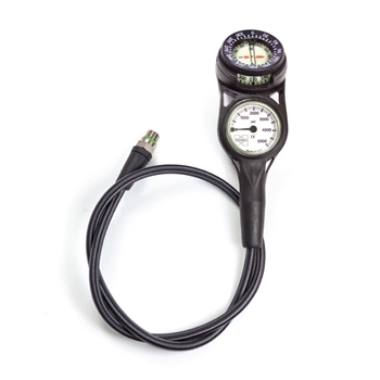 XS Scuba Pressure/Compass Combo with Miflex Hose