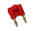 Dual Pin Banana Plug - Red