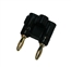 Dual Pin Banana Plug - Black