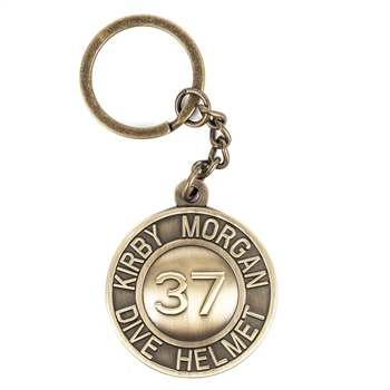 Kirby Morgan KM 37 Emblem Keychain