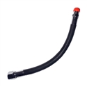 Bail Out Hose 10" Female 3/8" SCUBA to Male 1/4" NPT