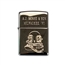 Engraved Zippo Lighter Morse with Mark V Helmet - Chrome