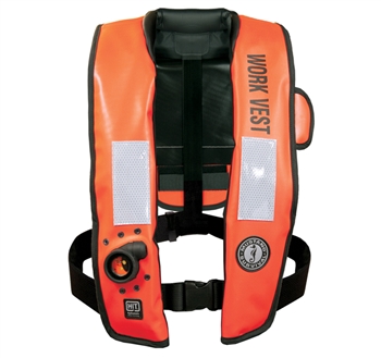 Mustang Survival HIT Inflatable Work Vest With SOLAS Reflecting Tape(Auto Hydrostatic)