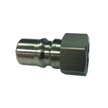 Eaton Hansen ML2K16 ISO-B Interchange Hydraulic 1/4" Male Stainless Steel Quick Disconnect Fitting