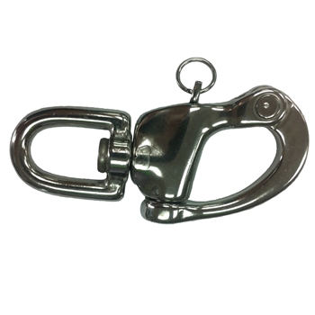 Black Rock 316 Stainless Steel 4.95" Swivel Snap Shackle