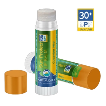 Stream2Sea Cucumber Mint Sun Protect Lip Balm