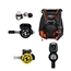 Aqua Lung's "Travel Package": PRO HD Compact BCD, Helix Compact Pro Regulator, Helix Compact Pro Octopus, i330R 2 Gauge Console