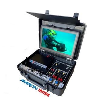 UWS-3710 Complete Portable Color HD Video System with Integrated Amron Radio, LED Light & HDD DVR by Outland Technology