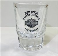 RED ROCK BAR & SHIELD SHOT GLASS