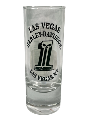 LVHD Tall #1 Skull Shot Glass