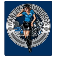 Police Babe Tin Sign - Shop Las Vegas Harley-Davidson