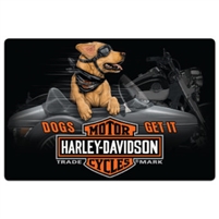 H-D SIDE DOG SIGN