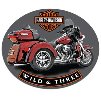 H-D WILD & THREE SIGN