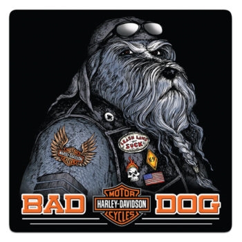 H-D BAD DOG SIGN