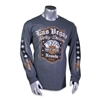 Grey Longsleeved Las Vegas Harley-Davidson Playing Cards  Shirt