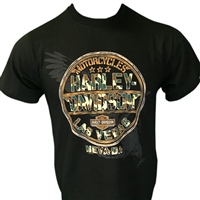 Las Vegas Harley-Davidson Logo T-Shirt w & Camo Lettering