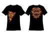 Red Rock Ladies V Neck Fire Vine