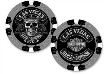 LVHD KING CREST POKERCHIP