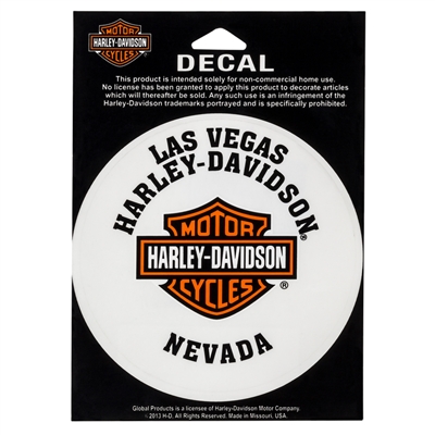 las vegas harley decal