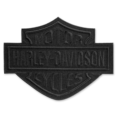 Harley-Davidson Large Bar  &  Shield Emblem - Black