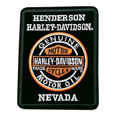 Henderson Harley-Davidson Motor Oil Emblem