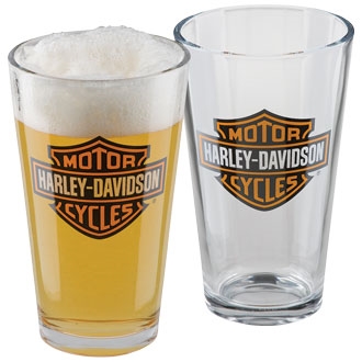 Harley-Davidson Bar & Shield Glass Pint Set