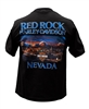 Men's Red Rock Harley Vegas Eagle Skyline Tshirt - Black