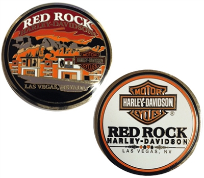 Red Rock H-D Challenge Coin